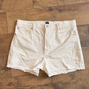 GAP Women's White Jean Shorts